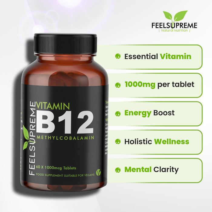 Feel Supreme Vitamin B12 60 Tabs