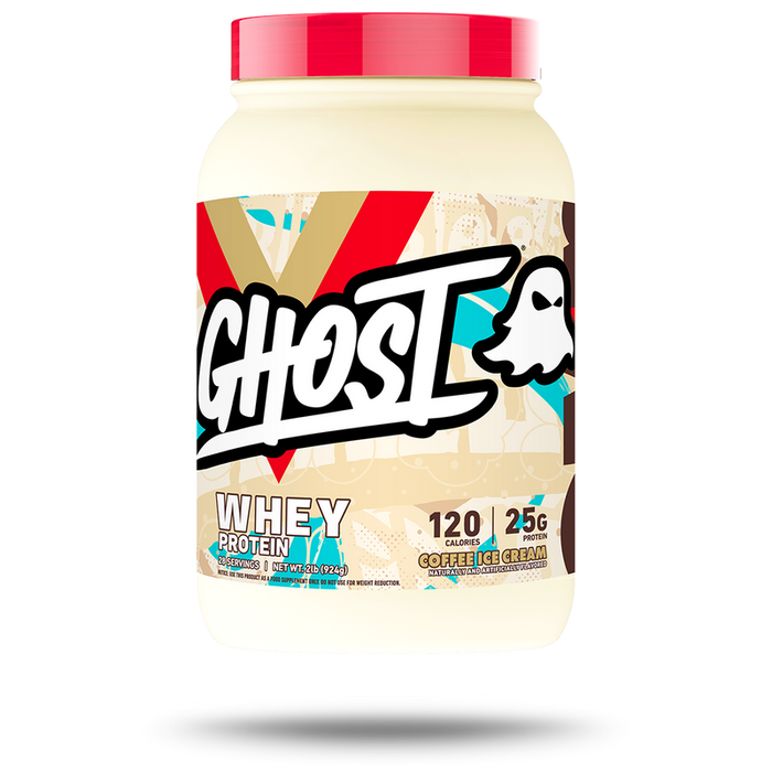 Ghost Whey Protein - 924g / Coffee Ice Cream - Whey Protein Powder