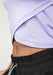 Gorilla Wear Estelle Twisted Crop Top - Lilac - Crop Top at MySupplementShop by Gorilla Wear