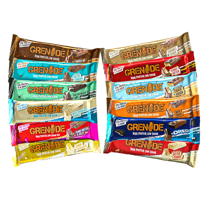 Grenade High Protein Low Sugar Bar 12 x 60g