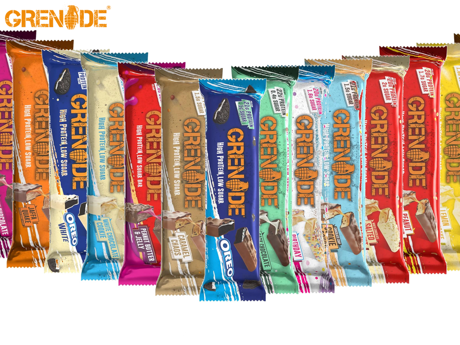 Grenade High Protein Low Sugar Bar 12 x 60g - Protein Bars at MySupplementShop by Grenade