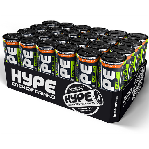 HYPE MFP Maxi Power 24x250ml Energy Drink | Premium Energy Drinks at MYSUPPLEMENTSHOP.co.uk