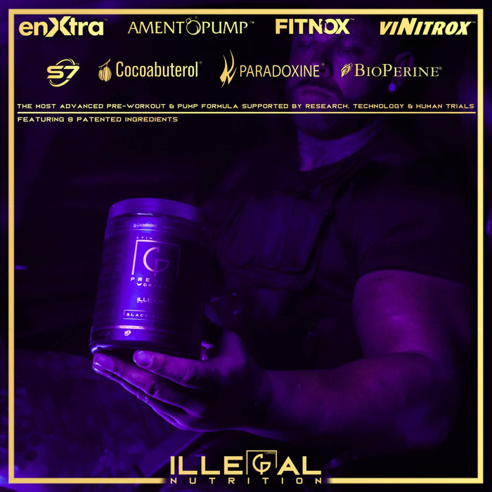 Illegal Nutrition Premium Pre-Workout (Stim + Pump) 193g - Pre Workout at MySupplementShop by Illegal Nutrition