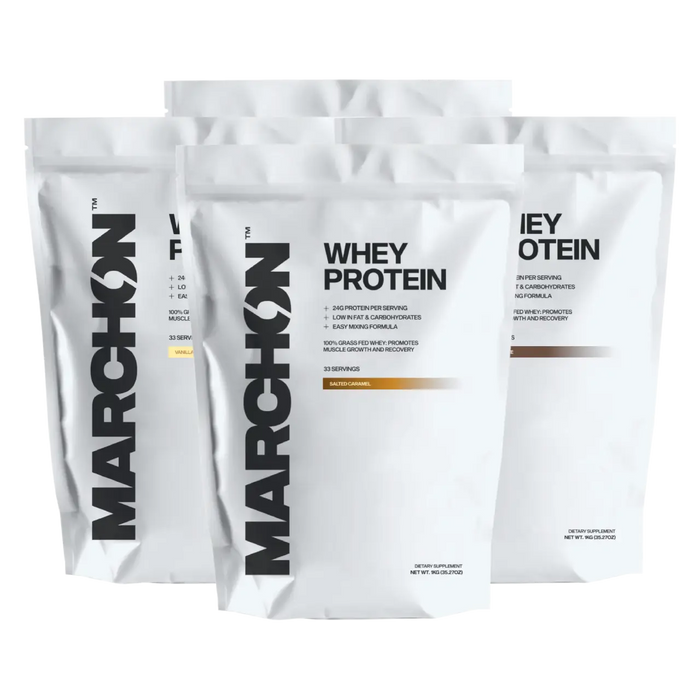 MARCHON™ Whey Protein 1kg – 24g Protein, Fast Absorption & Muscle Recovery