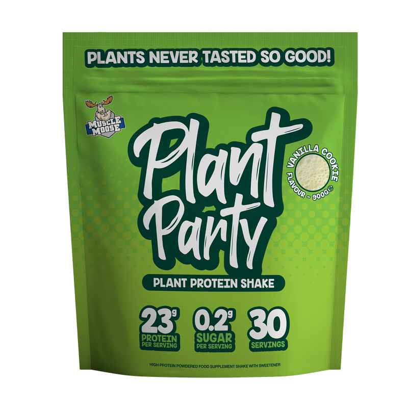 Muscle Moose Plant Party - Plant Based Protein Shake 900g - Vanilla Cookie - Plant Proteins at MySupplementShop by Muscle Moose