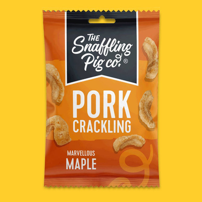 Snaffling Pig Pork Crackling 12x40g - Pork Rinds at MySupplementShop by The Snaffling Pig Co