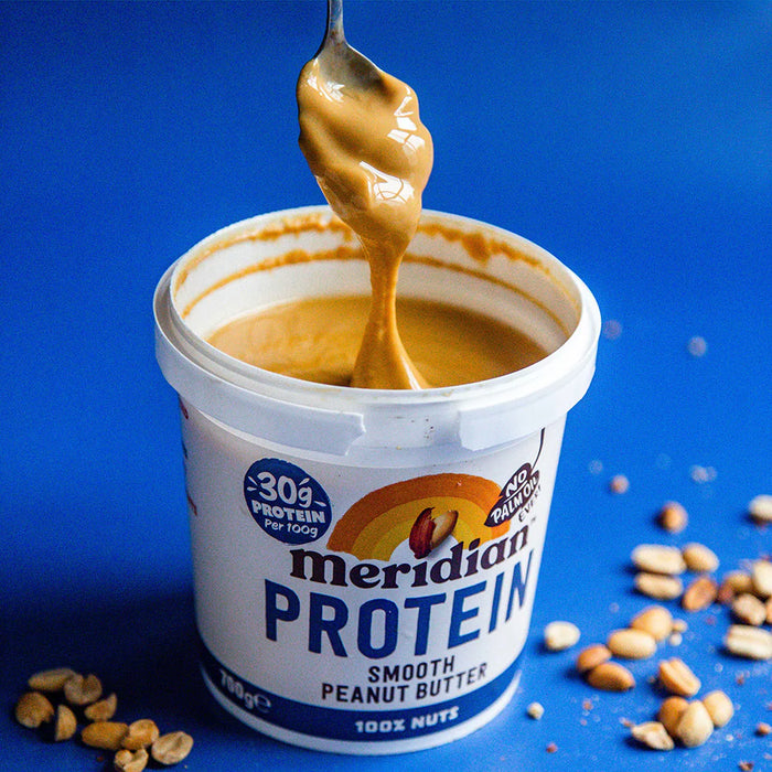 Meridian Protein Peanut Butter Smooth 700g – High-Protein, Palm Oil Free