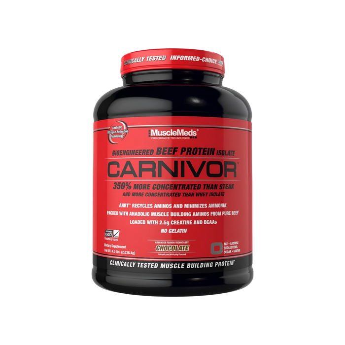 MuscleMeds CARNIVOR Beef Protein | 23g Protein | Sugar & Lactose-Free