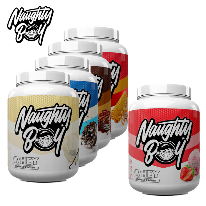 NaughtyBoy Advanced Whey Protein 2kg- 67 Servings (Multiple Flavours Available)