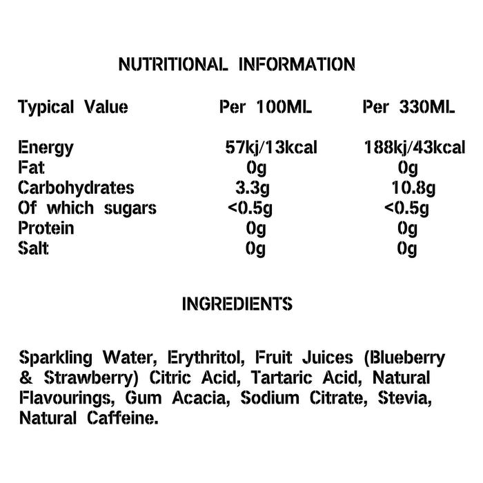 4CTIVE Natural Energy Drink 12x330ml