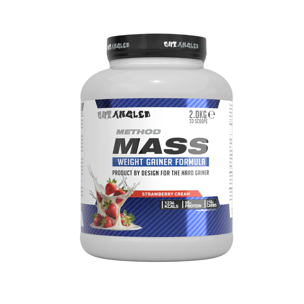 Outangled Method Mass 2kg - Strawberry Cream - Protein Blends at MySupplementShop by OUT ANGLED