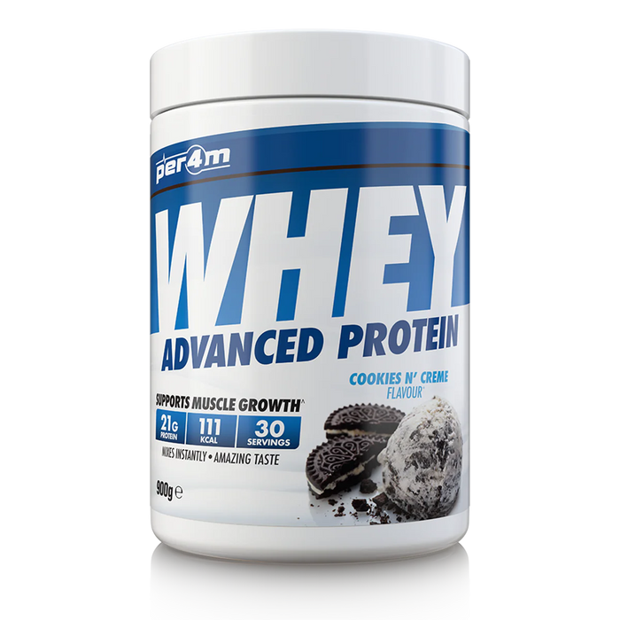 PER4M Whey Protein Powder 900g - 30 Servings | 21g Protein per Serving
