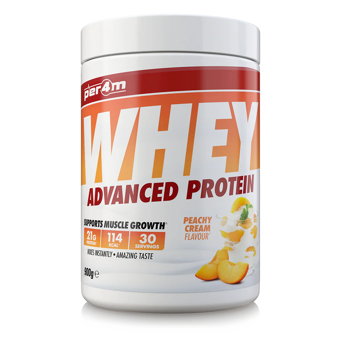 PER4M Whey Protein Powder 900g - 30 Servings | 21g Protein per Serving