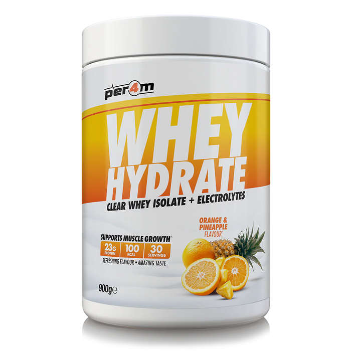 Per4m Whey Hydrate | Clear Whey Isolate Protein Drink with Electrolytes | 23g Protein, Fast Absorption, Fruity Flavour