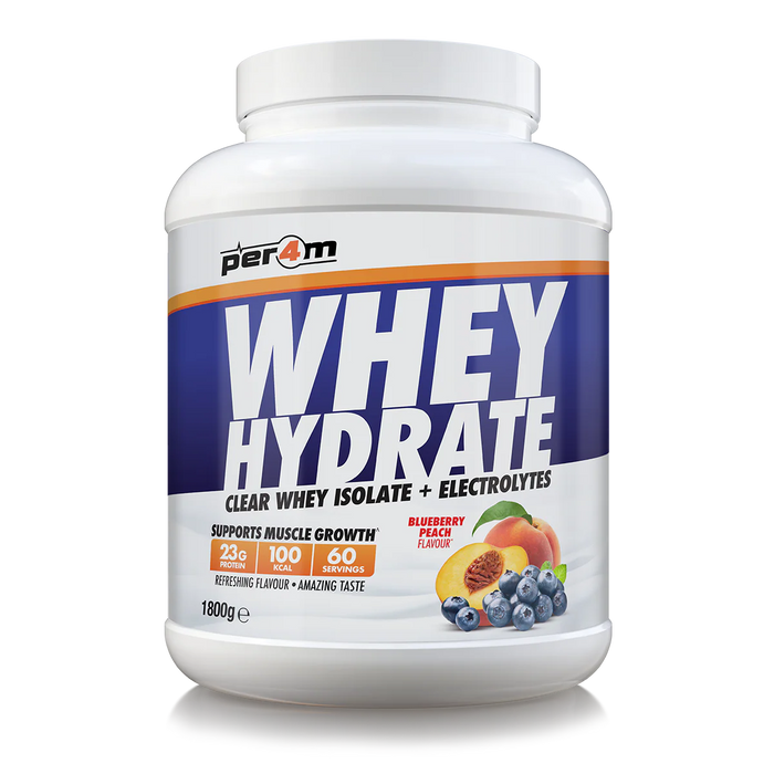 Per4m Whey Hydrate | Clear Whey Isolate Protein Drink with Electrolytes | 23g Protein, Fast Absorption, Fruity Flavour