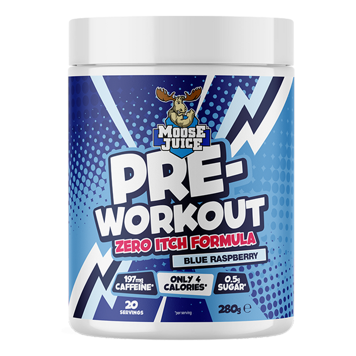 Muscle Moose Pre-Workout Zero Itch 280g