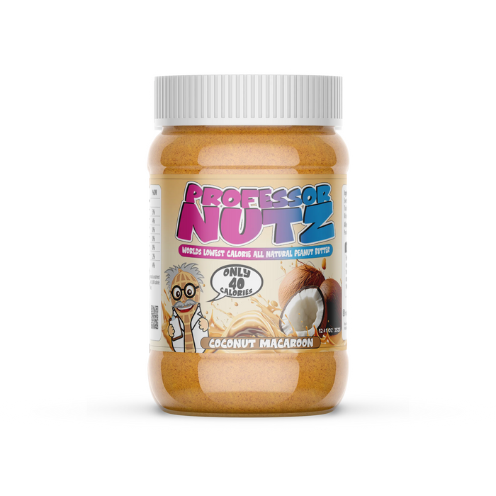 Professor Nutz™ Peanut Butter | Low-Calorie, High-Protein, Fat-Binding Fiber | 7g Protein Per Ounce