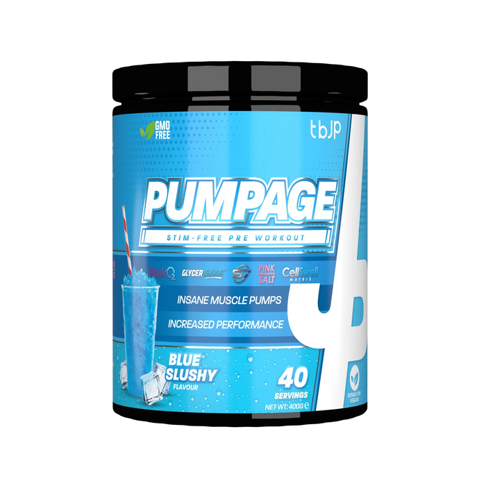 Trained By JP Pumpage Stim Free Pre-Workout 400g