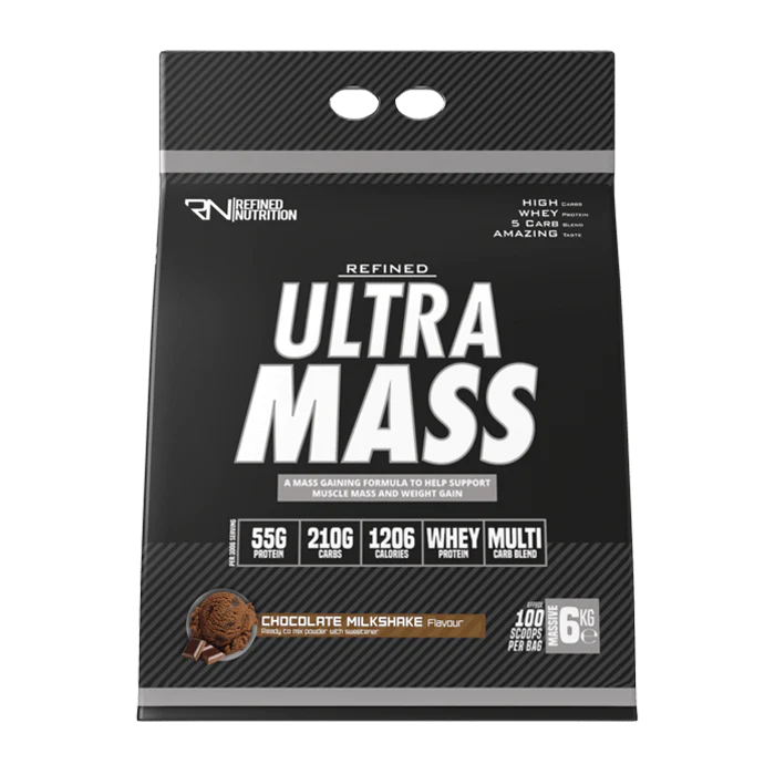 Refined Nutrition  Ultra Mass 6kg - Chocolate Milkshake - Sports Nutrition at MySupplementShop by Refined Nutrition