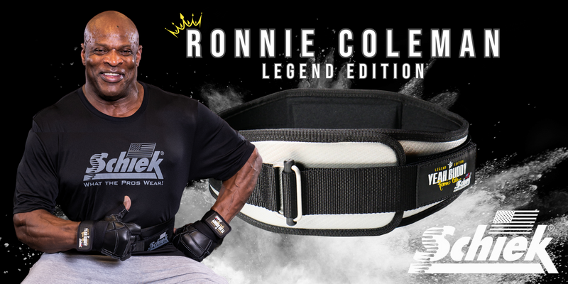 Schiek Model RCCF4006 Ronnie Coleman Legend Edition YEAH BUDDY! Carbon Fiber Weightlifting Belt -  at MySupplementShop by Schiek Sports