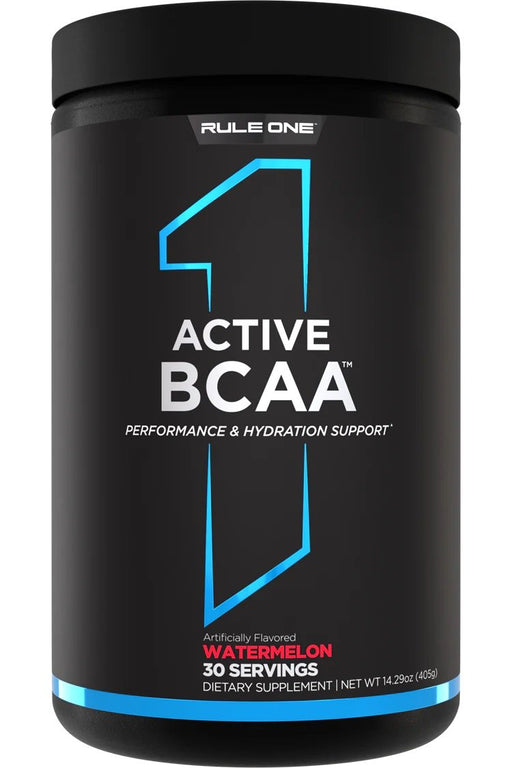 Rule One Active BCAA 405g - Watermelon - BCAAs at MySupplementShop by Rule One