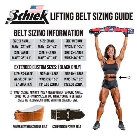 Schiek Training Belt 2004 4/34 Inch Belt - Neon Yellow