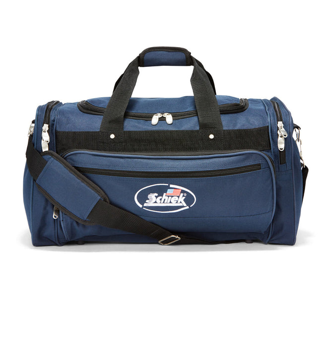 Schiek Deluxe Gym Bag - Navy - Bag at MySupplementShop by Schiek Sports