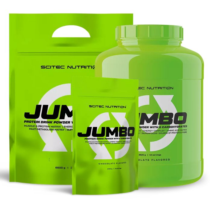 SciTec Jumbo Weight Gainer | 53g Protein & 135g Carbs per Serving