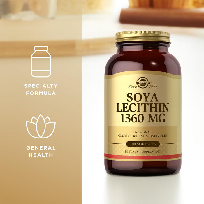 Solgar Lecithin 1360mg 12x100 SGL