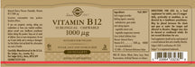 Solgar Vitamin B12 1000 mcg 250 Nuggets