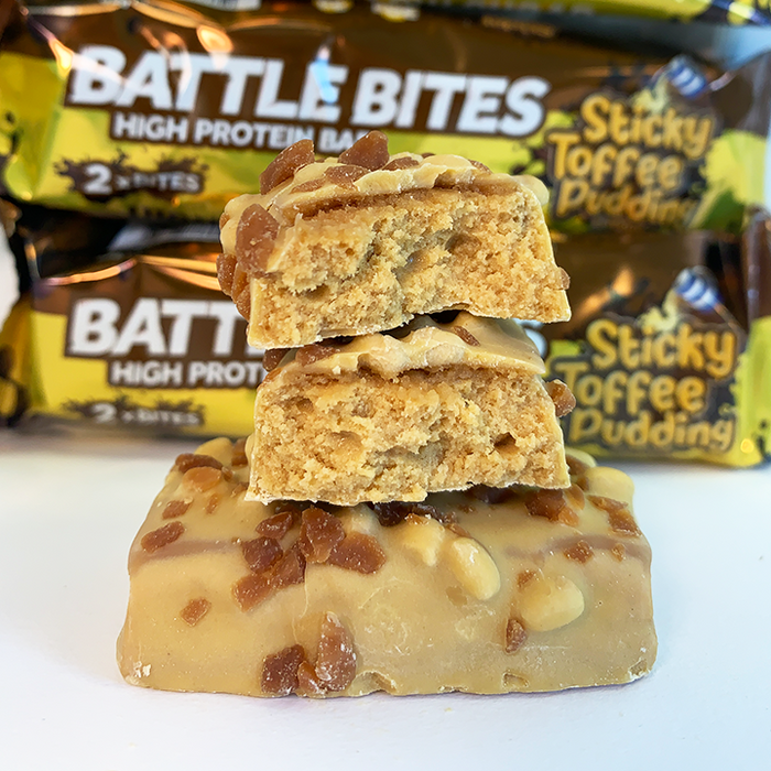 Battle Bites Protein Bars – High Protein, Low Sugar Snack – All Flavours Available 12x62g