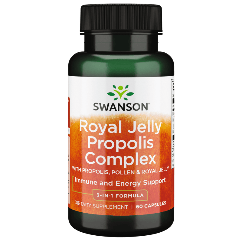 Swanson Royal Jelly Propolis Complex 60 Caps - Sports Supplements at MySupplementShop by Swanson