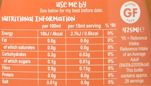 The Skinny Food Co Zero Calorie Syrup 425ml