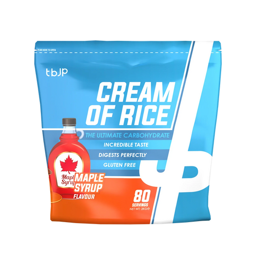 Trained By JP Cream Of Rice 2kg - Maple Syrup - Cream Of Rice at MySupplementShop by Trained By JP