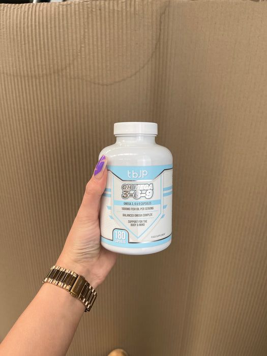 Trained By JP Omega 3-6-9 | 180 Capsules | Essential Fatty Acids for Overall Health