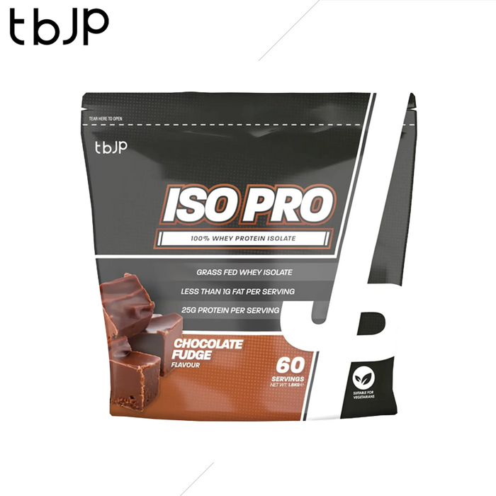 Trained by JP IsoPro 1.8kg - Chocolate Fudge - Whey Protein Isolate at MySupplementShop by Trained by JP