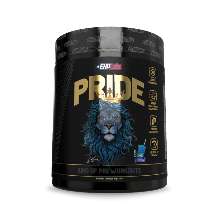 EHP Labs Pride Preworkout 40 Servings - Blue Slushie - Pre Workout at MySupplementShop by EHP LABS