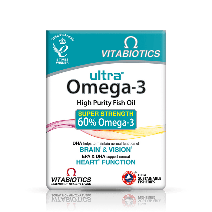 Vitabiotics Ultra Omega 3 High Purity Fish Oil 60 Capsules