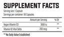 Trained By JP D3 & K2 60 Capsules Unflavoured - Sports Supplements at MySupplementShop by Trained by JP