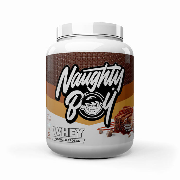 NaughtyBoy® Advanced Whey - High-Protein, Low-Fat Formula - 2010g (67 Servings) - Chocolate Brownie - Protein Powder at MySupplementShop by Naughty Boy