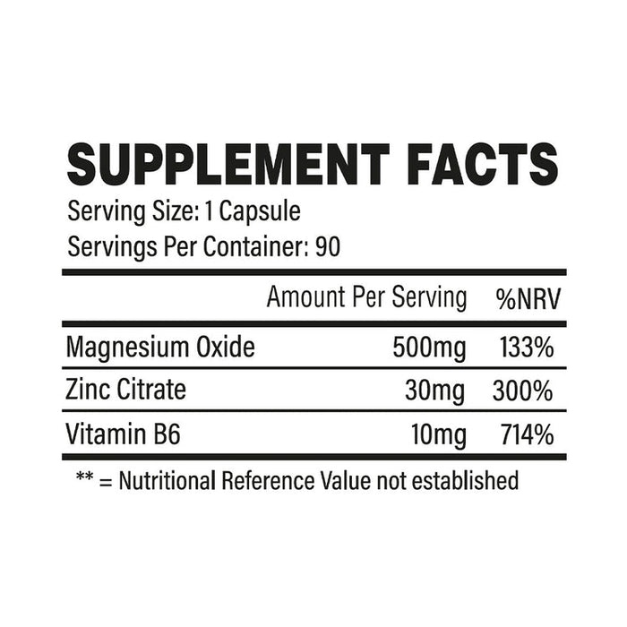 Trained By JP ZMA 90Caps Unflavoured - Sports Supplements at MySupplementShop by Trained by JP