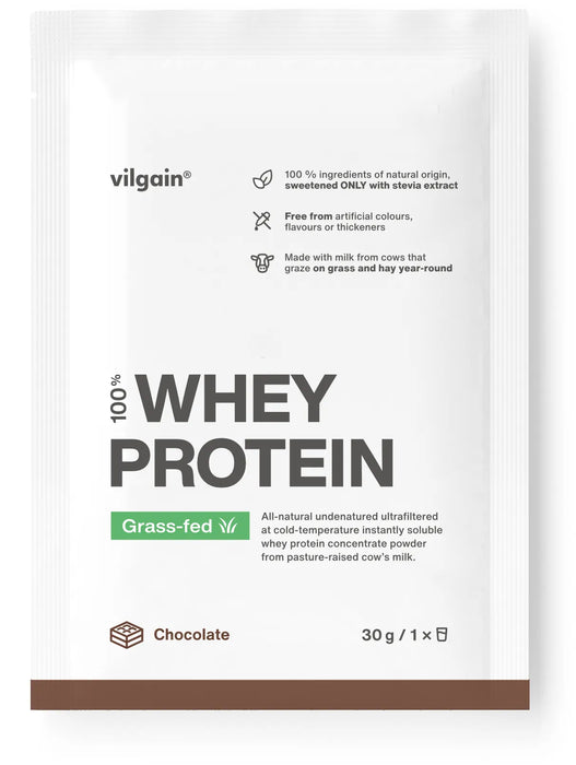 Vilgain Grass-Fed Whey Protein - Single Serve Tester Sachet (30g)