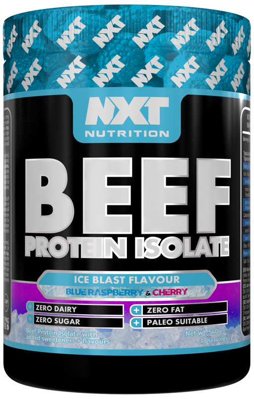 NXT Nutrition Beef Protein Isolate 540g - Ice Blast - Protein Powder at MySupplementShop by Nxt Nutrition