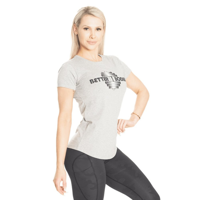 Better Bodies Regular Tee - Light Grey