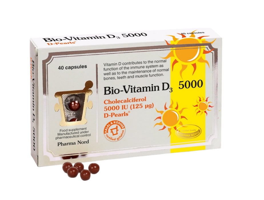 Pharma Nord Bio-Vitamin D-Pearls, 5000iu, 30 Capsules - Bone Care at MySupplementShop by Pharma Nord