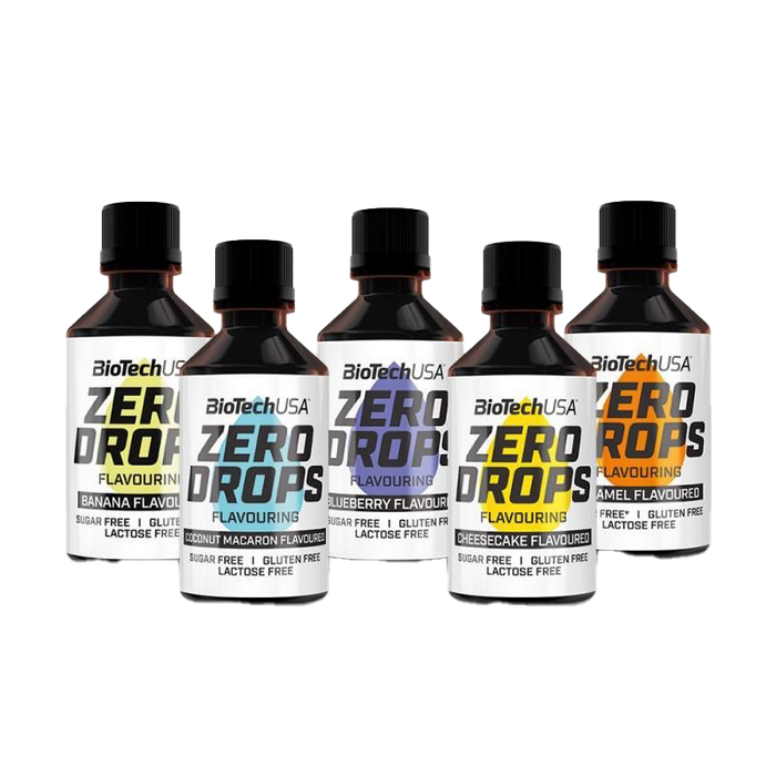 BioTechUSA Zero Drops, Cookies &amp; Cream – 50 ml.