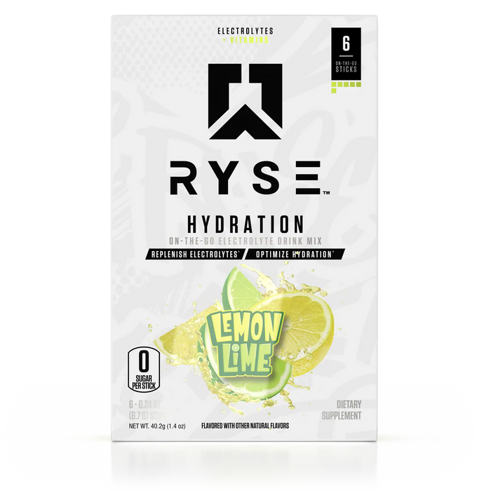 RYSE Hydration Sticks 6 x 6.4g - Hydration Drink at MySupplementShop by RYSE