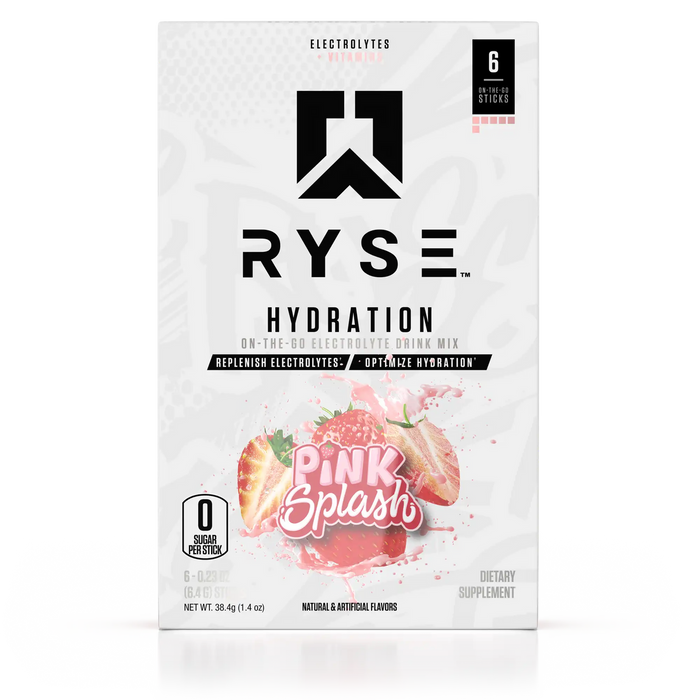 RYSE Hydration Sticks 6 x 6.4g - Hydration Drink at MySupplementShop by RYSE