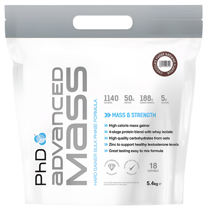 PhD Advanced Mass, Luxury Vanilla - 5400 grams