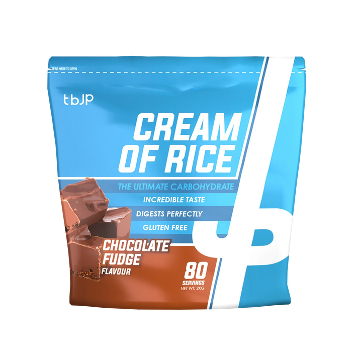 Trained By JP Cream Of Rice 2kg - Chocolate Fudge - Cream Of Rice at MySupplementShop by Trained By JP